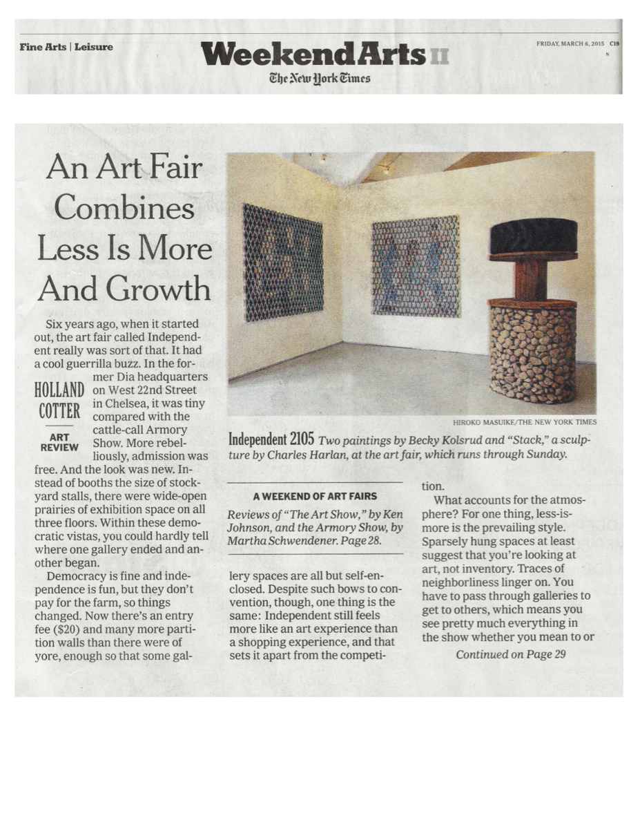 The New York Times, March 2015